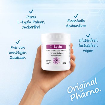 L-Lysin 150g Etikett